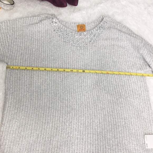 Ruby Rd. silver Eyelash Sweater - Picture 7 of 8